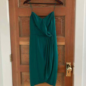 Banana Republic Size 4 Teal Green Cocktail Dress